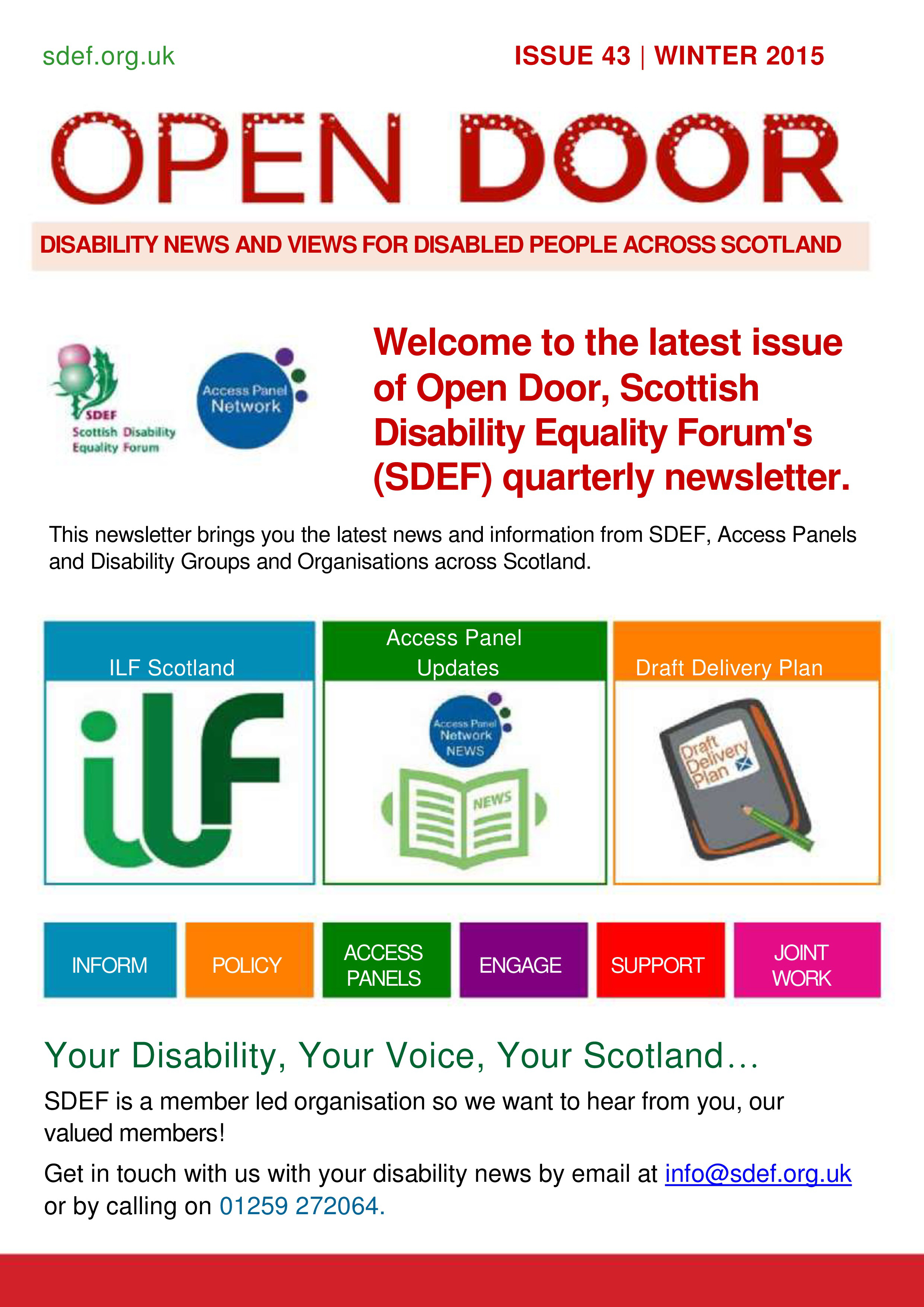 Open Door Issue 43 Front Cover Image